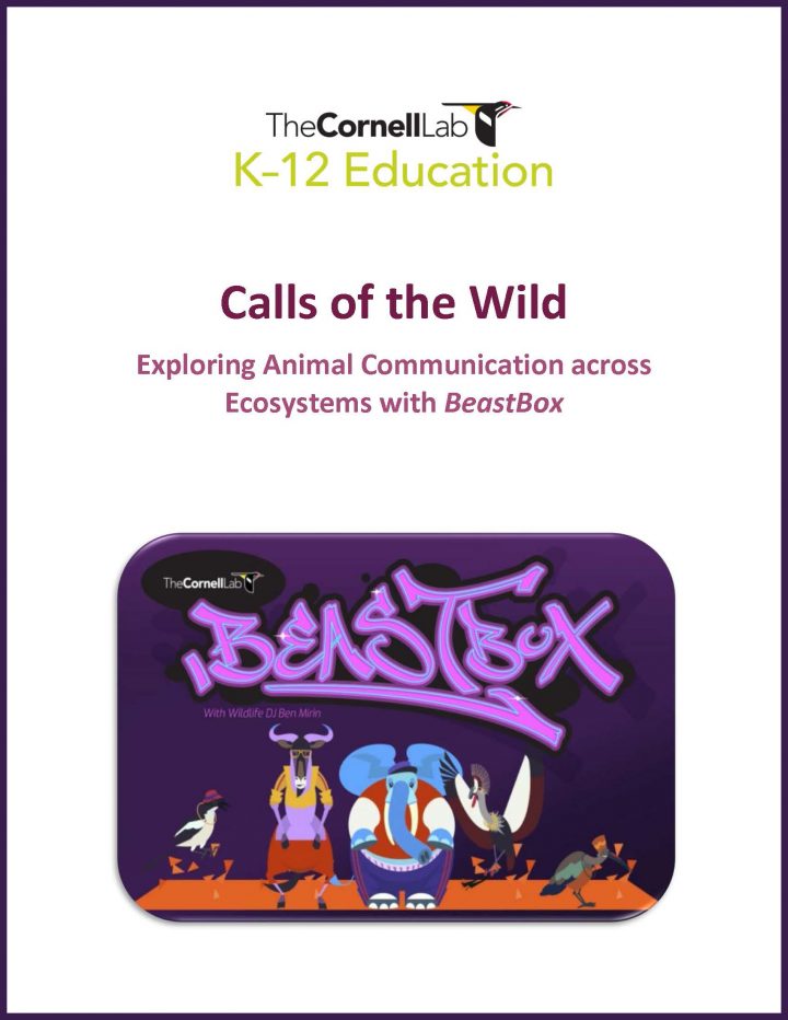 Cover for the "Calls of the Wild" BeastBox activity guide.
