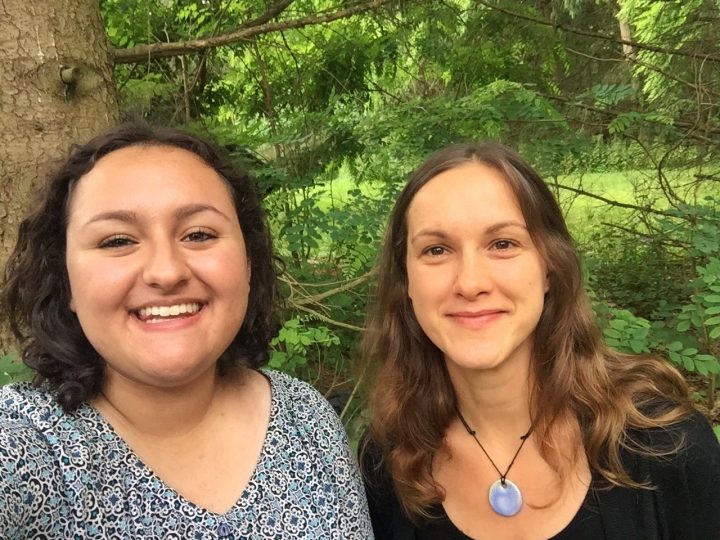 Ana and Daniela (left to right). 