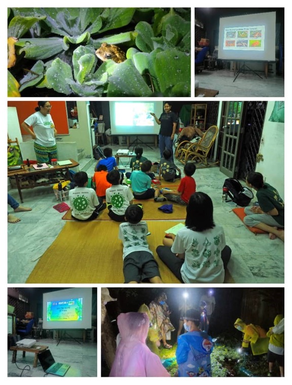 Outreach presentations for frog conservation