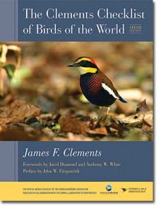 The Clements Checklist of Birds of the World