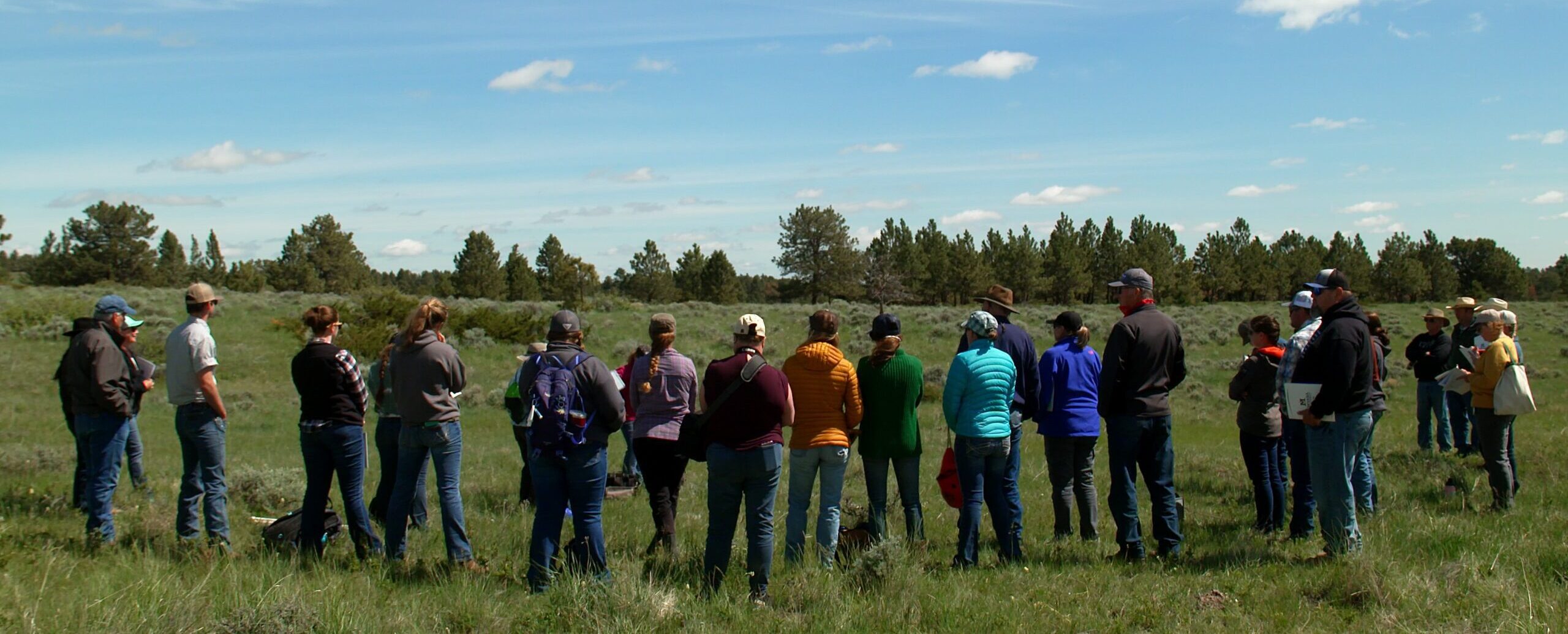 A group of ranchers at a workshop in Winnett, Montana