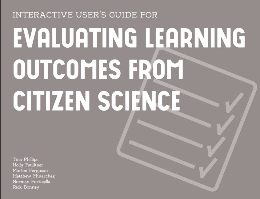 Cover of Interactive User's Guide for Evaluaitng Learning Outcomes from Citizen Science