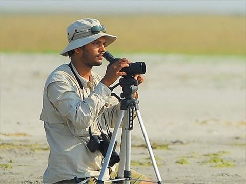 Sayam Chowdhury, Home Study Course scholar, in Bangladesh, by Samiul Mohsanin, https://www.birds.cornell.edu/students/graduate-students/graduate-faq/