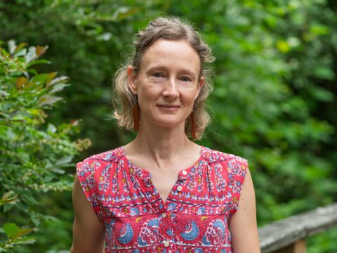 Alexis Posing toward the camera.