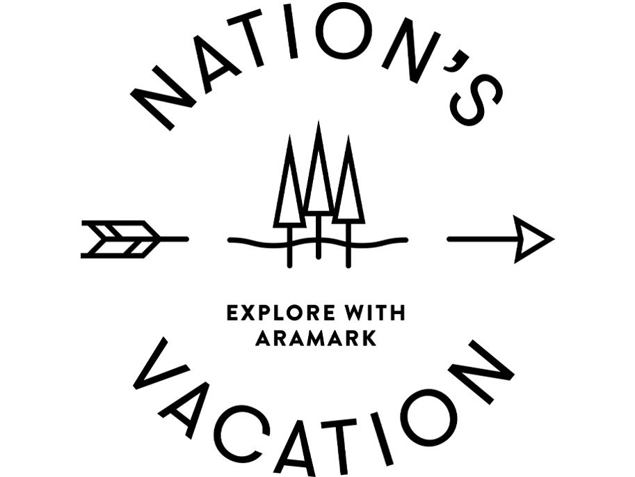 Logo: Nation's Vacation Explore more with Aramark