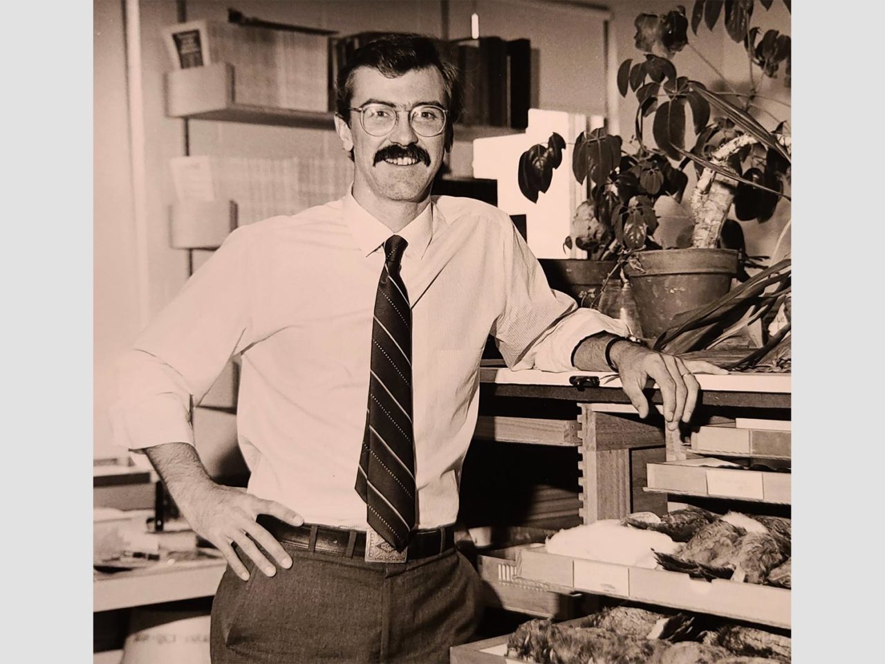 John W. Fitzpatrick in 80s black-and-white photo