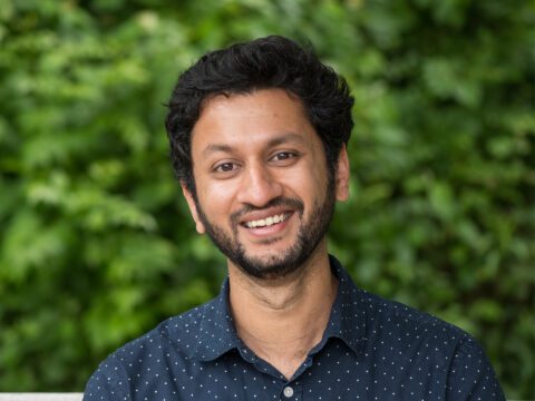 Vijay Ramesh smiling at the camera.