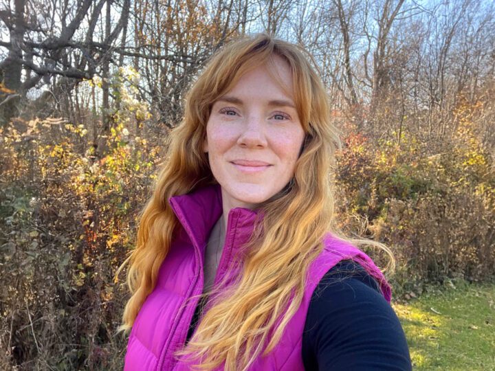 Emily Bunnell smiles at the camera.