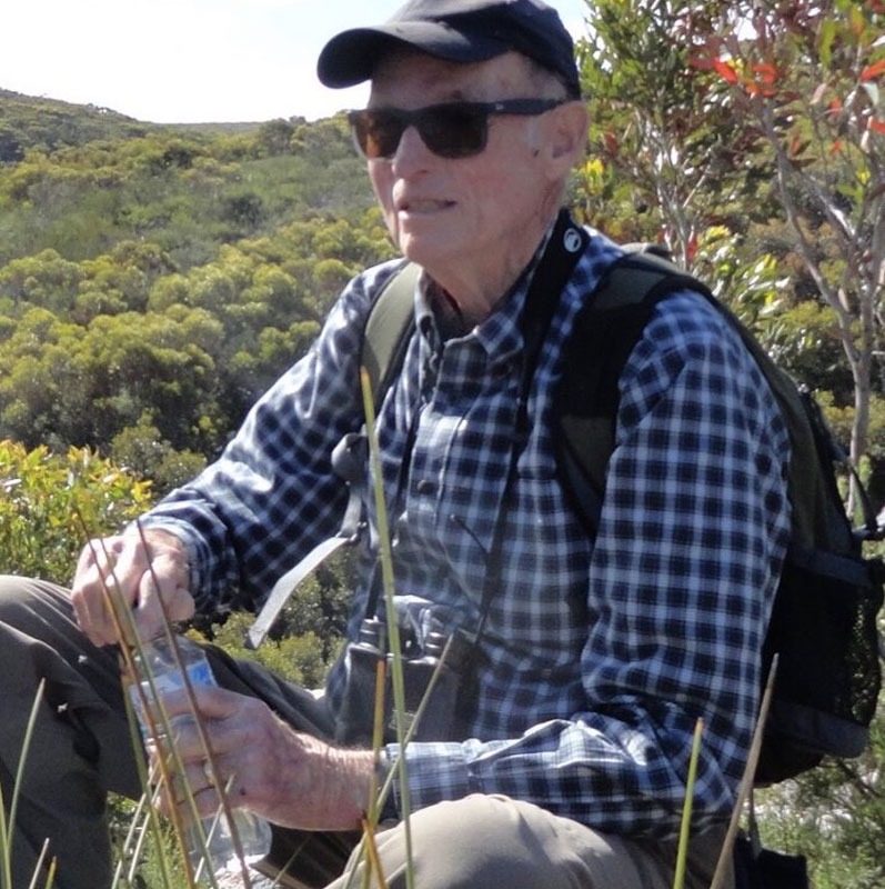 Richard Holmes in the field