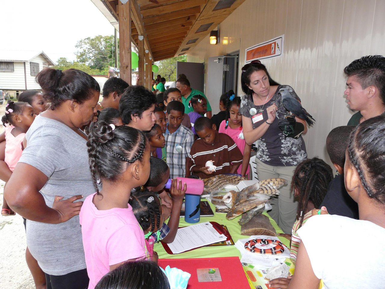 People Learning at the Beliz Bird Festival 2015