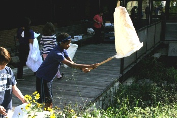 boy with net