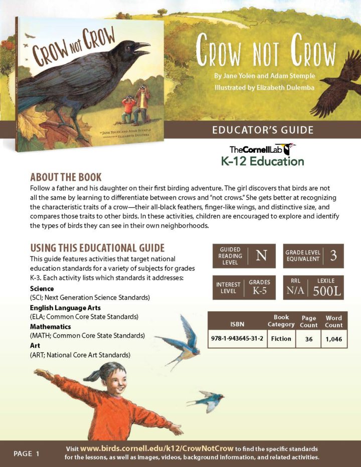 Crow not crow overview which can be accessed via the guide overview and supplemental materials link next to this image.