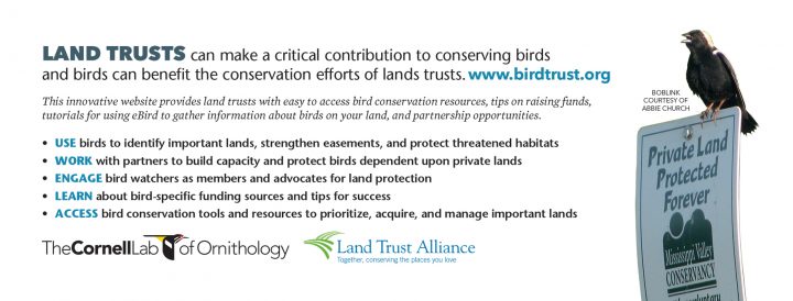 Land Trust Website Promotional Materials Land Trust Bird Conservation Initiative Land Trust Bird Conservation Initiative